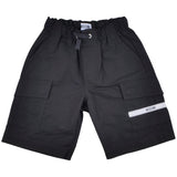 Moschino Black Logo Tape Shorts