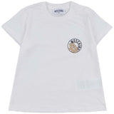 Moschino White & Beige Shorts Set With Teddy Bear Logo