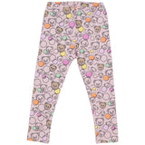 Moschino Pink Teddy Bear Logo Print Leggings Set