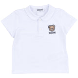 Moschino White Polo Shirt & Beige Skirt Set