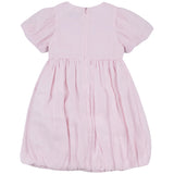 Moschino Pink Teddy Logo-Embroidery Voluminous Dress