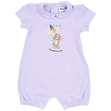 Moschino Lilac Teddy Bear Logo Shortie Set