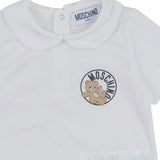 Moschino White Shortie With Teddy Bear Logo