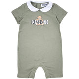 Moschino Green Shortie With Moschino Teddy Bear Motif