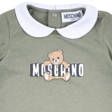 Moschino Green Shortie With Moschino Teddy Bear Motif