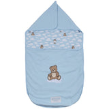 Moschino Blue Teddy Print Nest