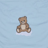 Moschino Blue Teddy Print Nest