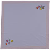 Moschino White & Pink Graphic Print Blanket