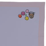 Moschino White & Pink Graphic Print Blanket