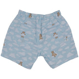 Moschino Blue Teddy & Cloud-Print T-Shirt & Shorts Set