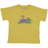 Moschino Yellow And White Surfing Teddy Short Set