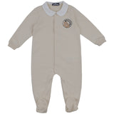 Moschino Beige Teddy Bear Logo Babygrow Set (Set Of Three)