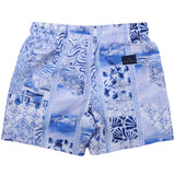 Paul & Shark Blue Swim Shorts With Mikonos Print
