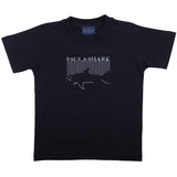 Paul & Shark Black Shark Outline T-Shirt