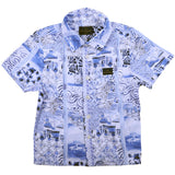 Paul & Shark Multicolor Shirt With Greece Voyage Print