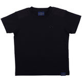 Paul & Shark Black T?Shirt With Shark Embroidery