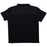 Paul & Shark Black Panel Zip Polo Shirt