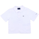 Paul & Shark White Polo Shirt With Shark Embroidery