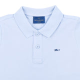 Paul & Shark Light Blue Polo Shirt With Shark Embroidery