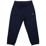 Paul & Shark Navy Joggers With Shark Embroidery