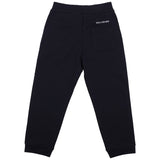 Paul & Shark Black Joggers With Shark Embroidery
