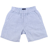 Paul & Shark Blue Bermuda Shorts With Striped Pattern