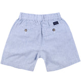 Paul & Shark Blue Bermuda Shorts With Striped Pattern