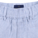 Paul & Shark Blue Bermuda Shorts With Striped Pattern