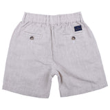 Paul & Shark Beige Bermuda Shorts With Striped Pattern