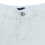 Paul & Shark Green Linen Shorts