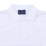 Paul & Shark White Textured Knit Polo Shirt