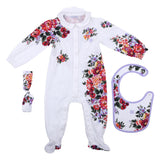 Dolce & Gabbana Floral-Print 3-Piece Gift Set In Smooth Jersey