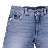 Dolce & Gabbana Distressed Wash Slim-Fit Denim Jeans