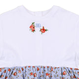 Dolce & Gabbana Floral-Print Dg Embroidery Dress In Jersey And Poplin