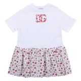 Dolce & Gabbana Small Rose-Print Dress With Dg Patch