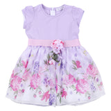 Monnalisa Lilac Floral Dress