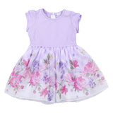 Monnalisa Lilac Floral Dress