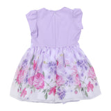 Monnalisa Lilac Floral Dress