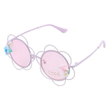 Monnalisa Pink Flower Sunglasses