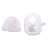 Monnalisa White Bunny Graphic Babygrow Set