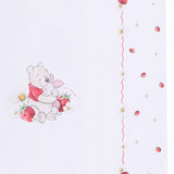 Monnalisa White Winnie The Pooh & Piglet Blanket