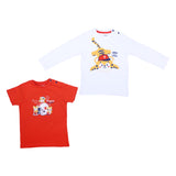 iDo White & Orange Tiger Graphic T-Shirt Set