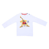 iDo White & Orange Tiger Graphic T-Shirt Set