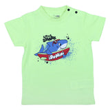 iDo Green Shark Surfer T-Shirt