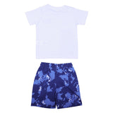 iDo White Graphic T-Shirt With Shorts