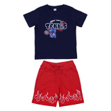 iDo Navy Navy Tennis Club T-Shirt With Shorts