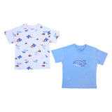 Mayoral Fish-Print Blue T-Shirt