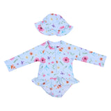 Mayoral Aqua Swimwear Set Newborn With Hat