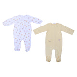 Mayoral Newborn White & Yellow Hot Air Balloon Babygrow