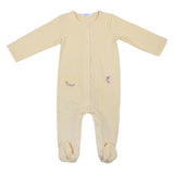 Mayoral Newborn White & Yellow Hot Air Balloon Babygrow